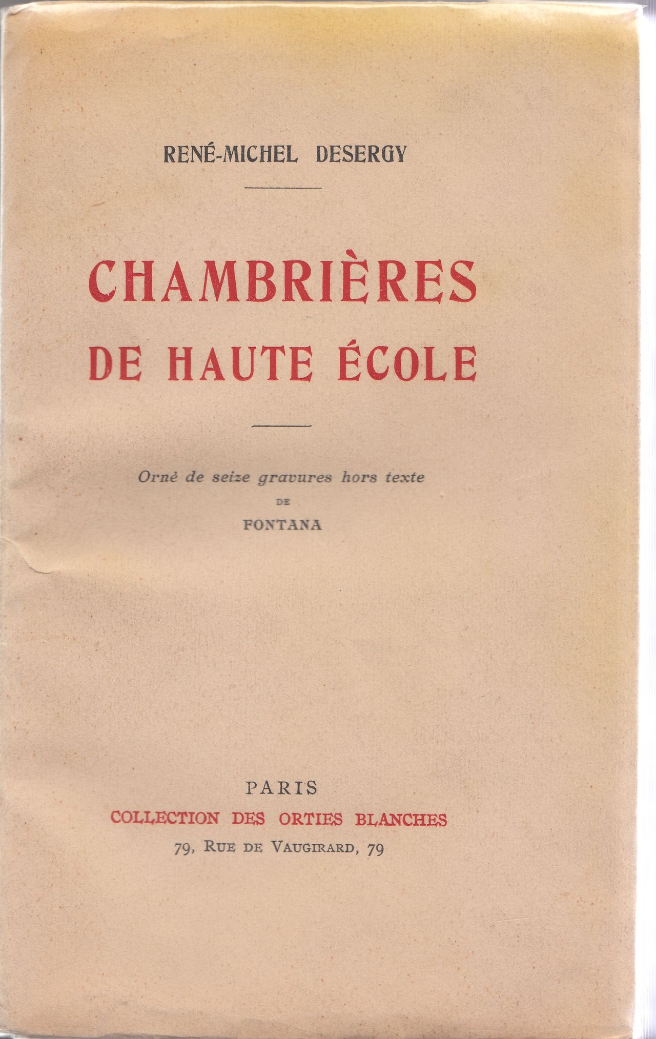 Chambrieres de haute ecole page 1 full