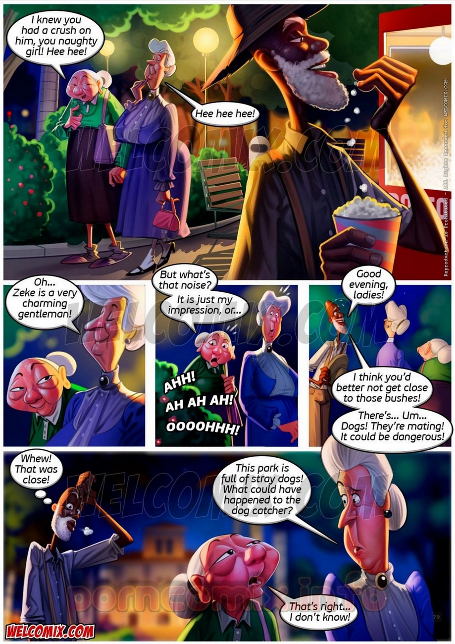 Old geezers in the park 2- popcorn cart page 9 full