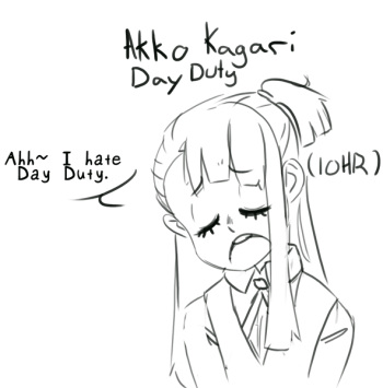 Akko Kagari Day Duty cover