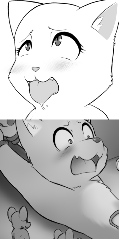 darkmirage - catbound / cat and mice page 1 full