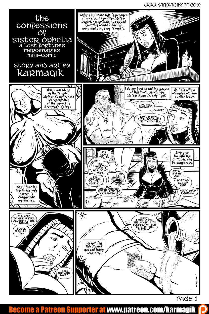 The Confessions of Sister Ophelia page 1 full