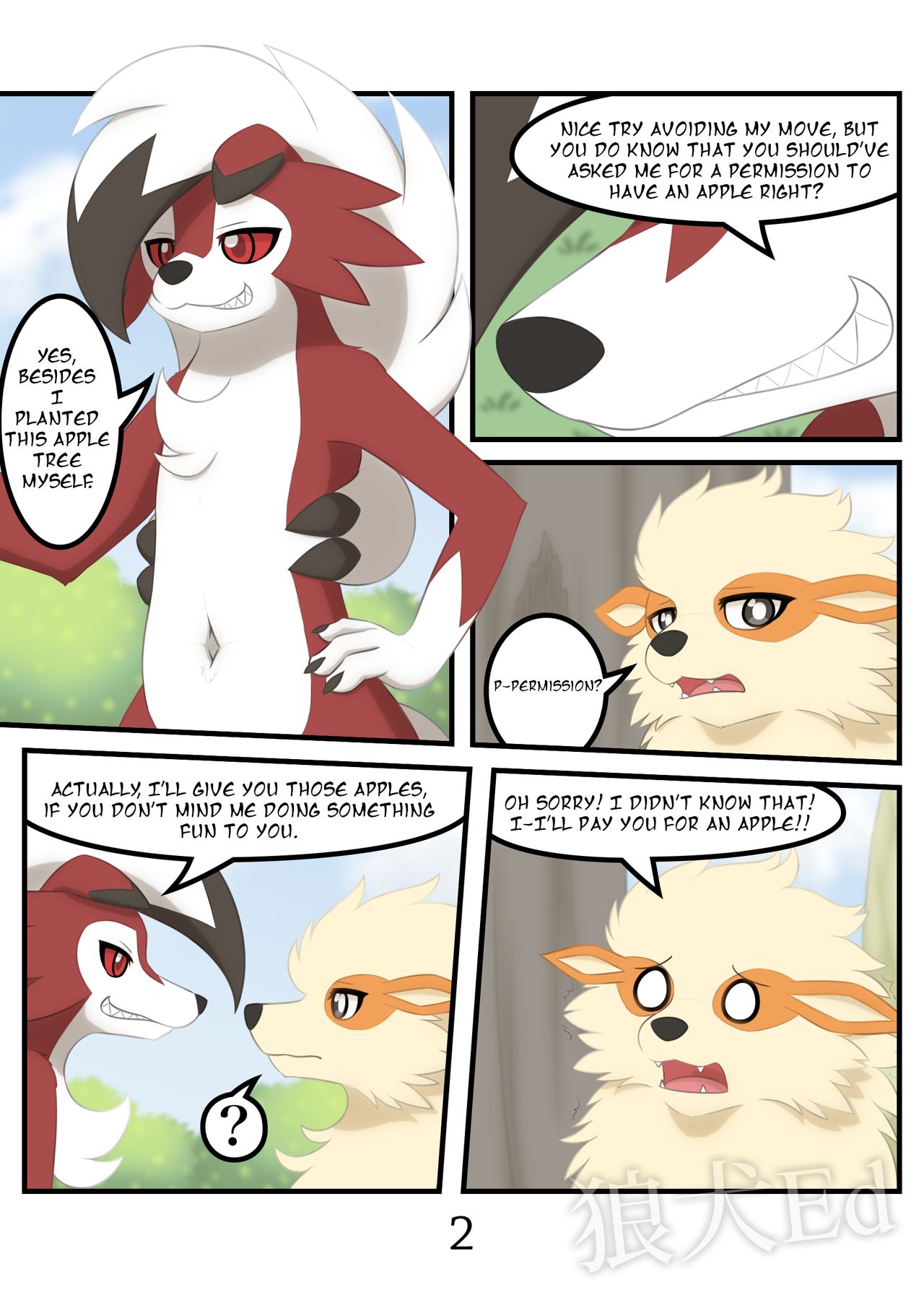 Chubby Arcanine page 3 full