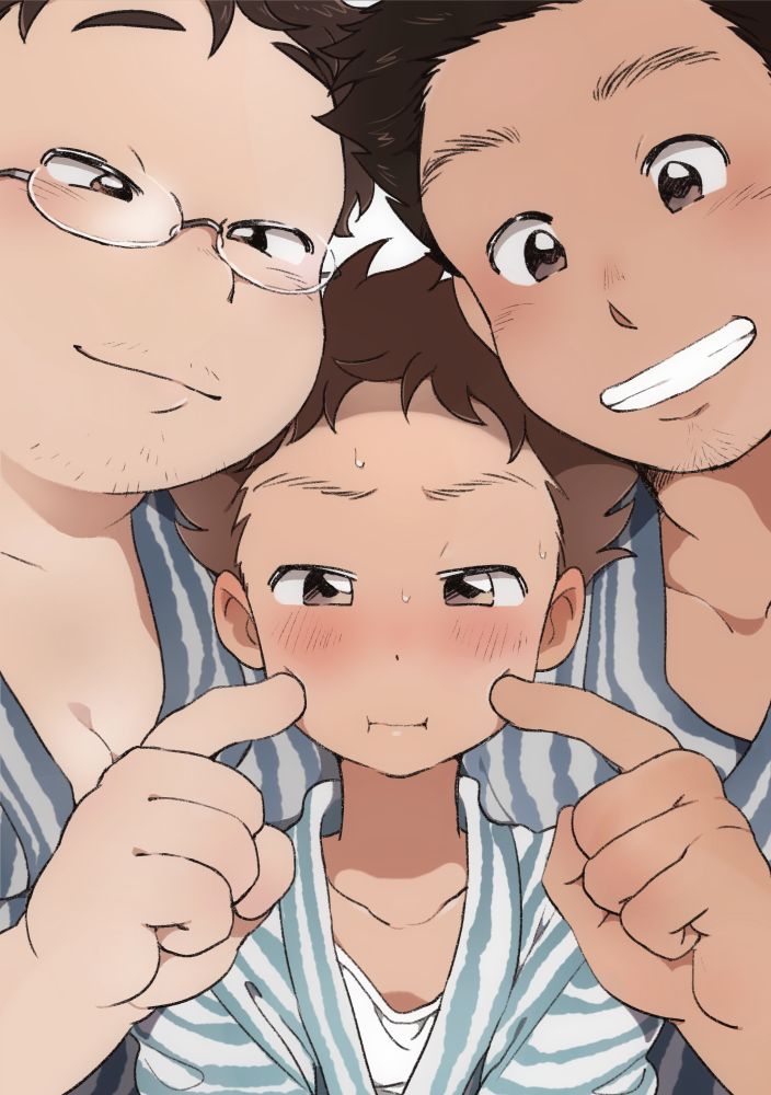 Kazoku To Kita Ryokan De Gay Couple To De Au Shota page 1 full