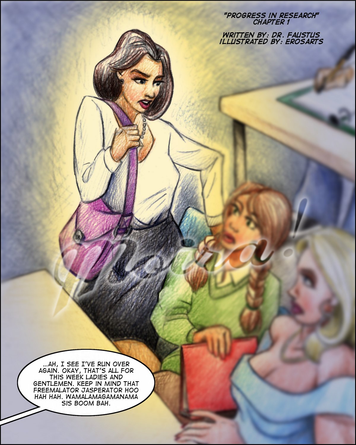 Tales of Gnosis College Comix Vol. 3 - Progress in Research page 3 full