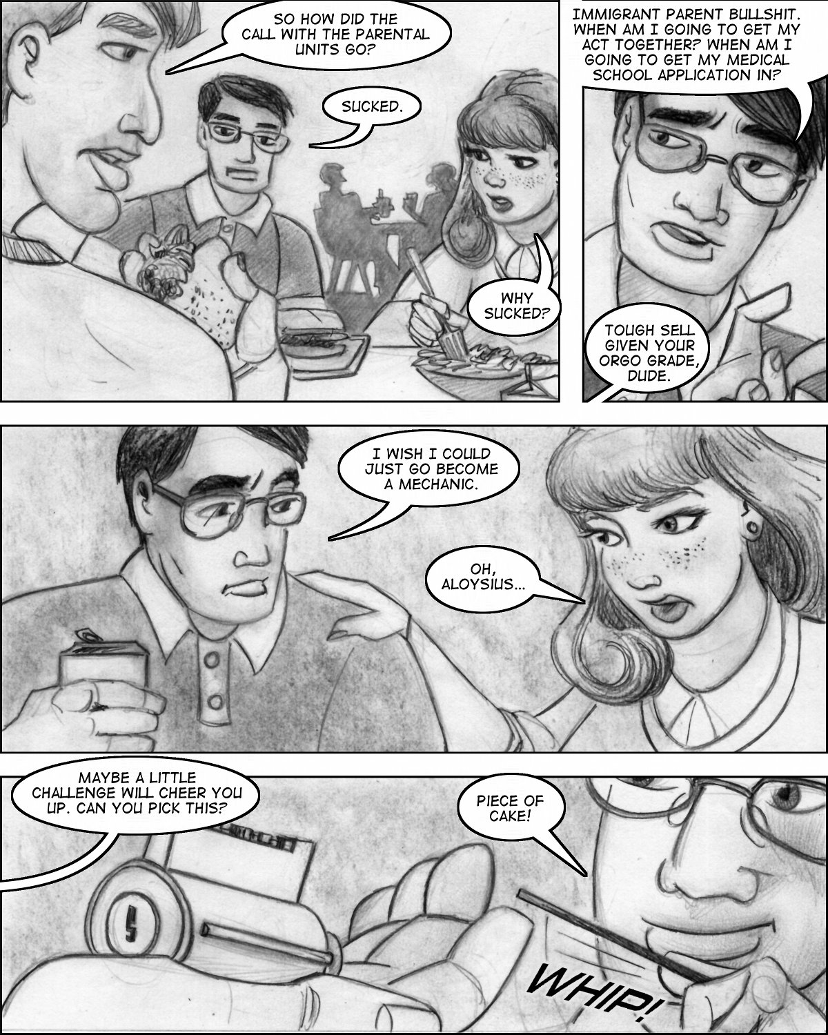 Tales of Gnosis College Comix Vol. 3 - Progress in Research page 4 full