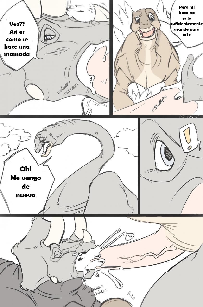 Littlefoot new discovery Colored page 6 full
