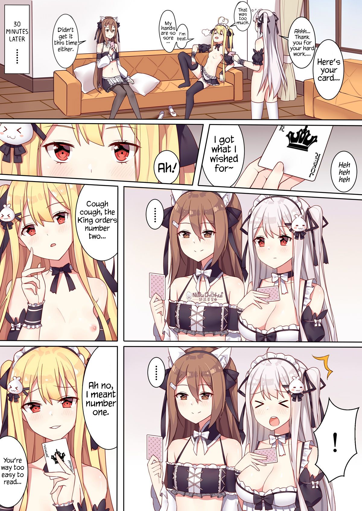 Girls and the King's Tea Party page 9 full