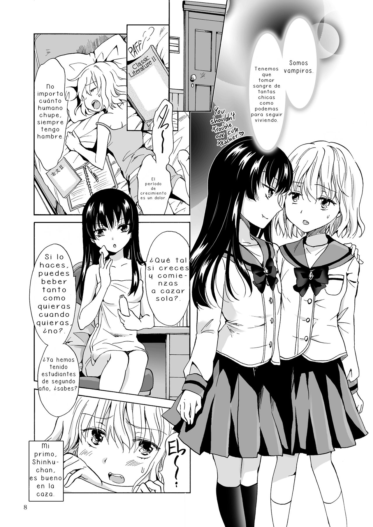 Chuu Shite Vampire Girls -Kakyuusei ni Oshioki o- | Kiss Me! Vampire Girls -Punishing a Junior- page 4 full