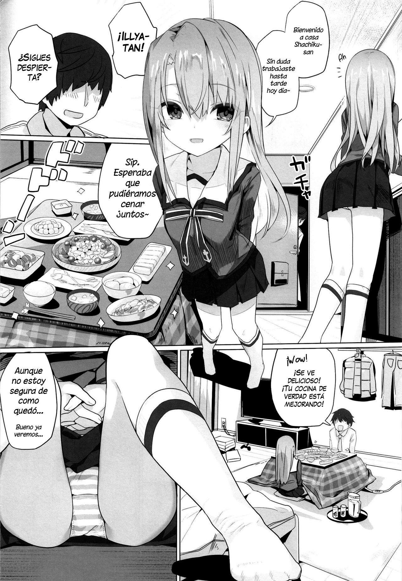 Ie ni Kaereba Illya ga Iru ya | Cuando voy a casa, Illya está ahí. page 4 full