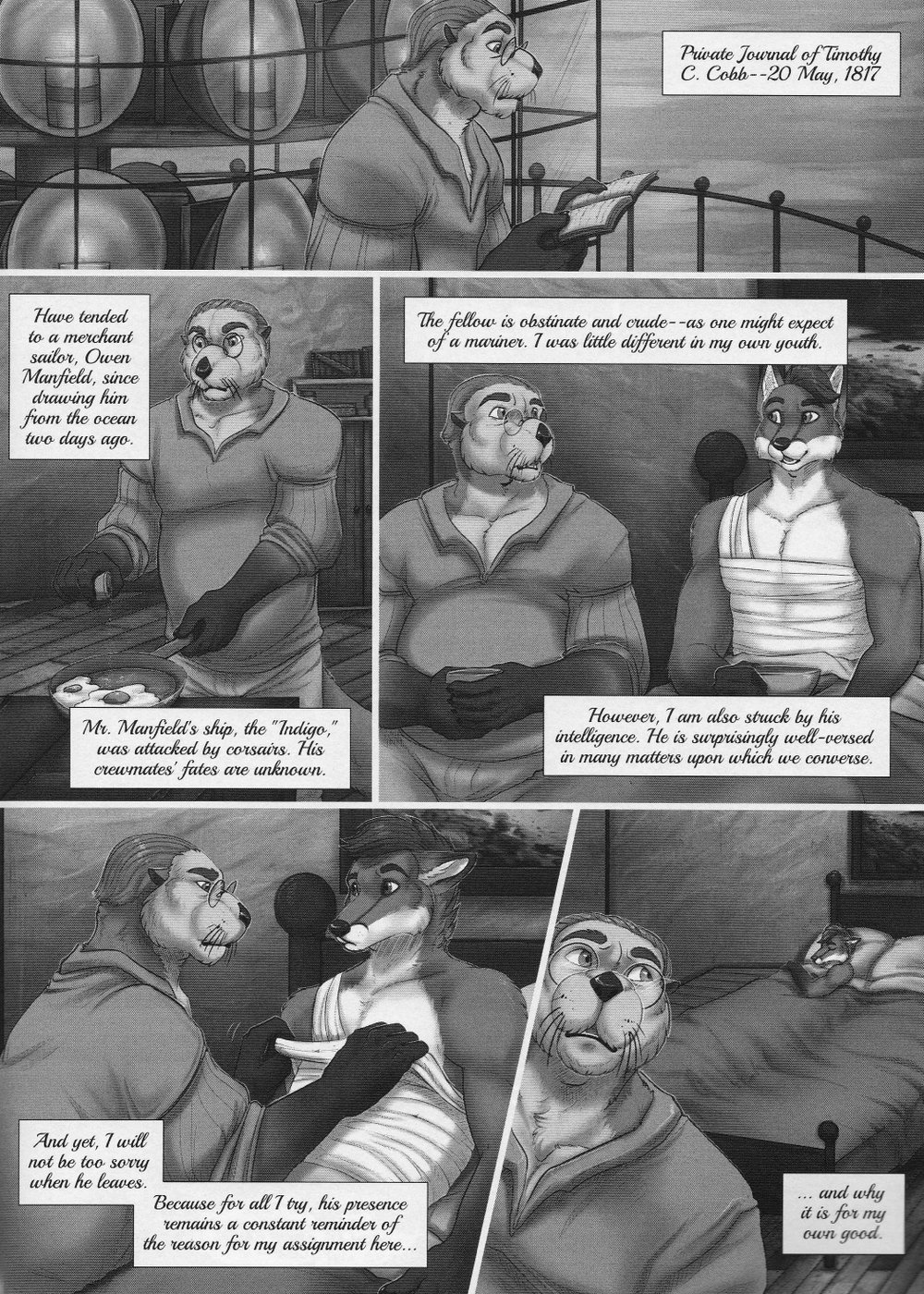 FLAME ABOVE THE WAVES page 6 full