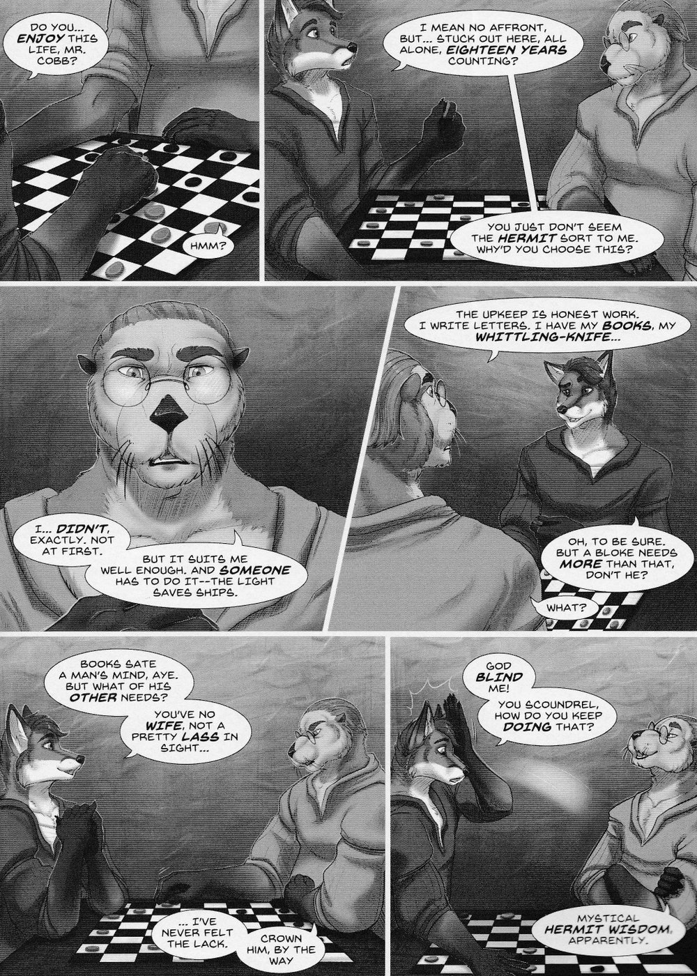 FLAME ABOVE THE WAVES page 8 full