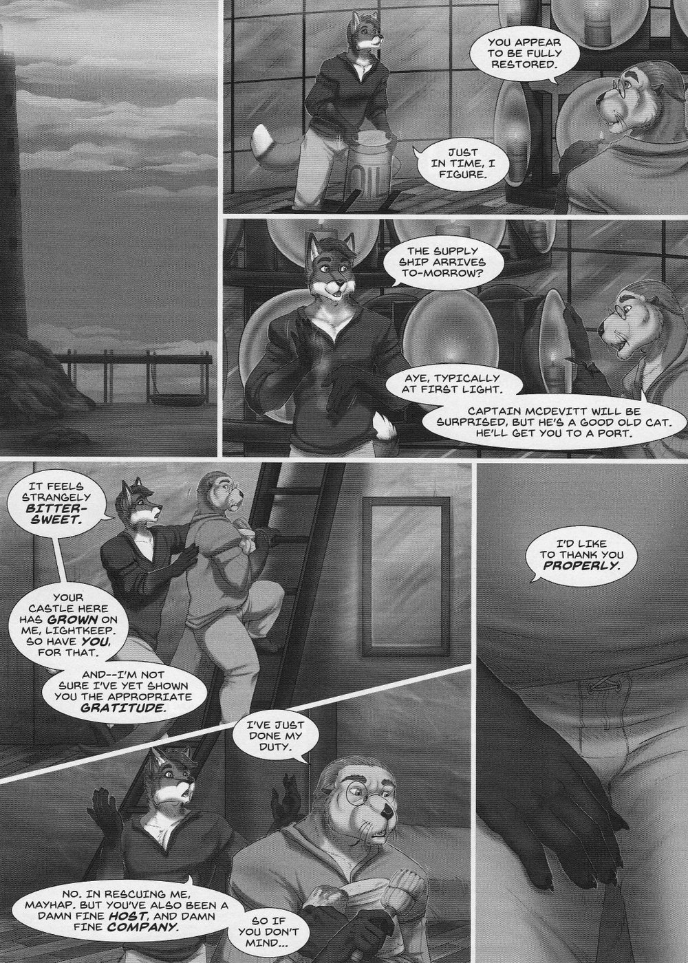 FLAME ABOVE THE WAVES page 9 full
