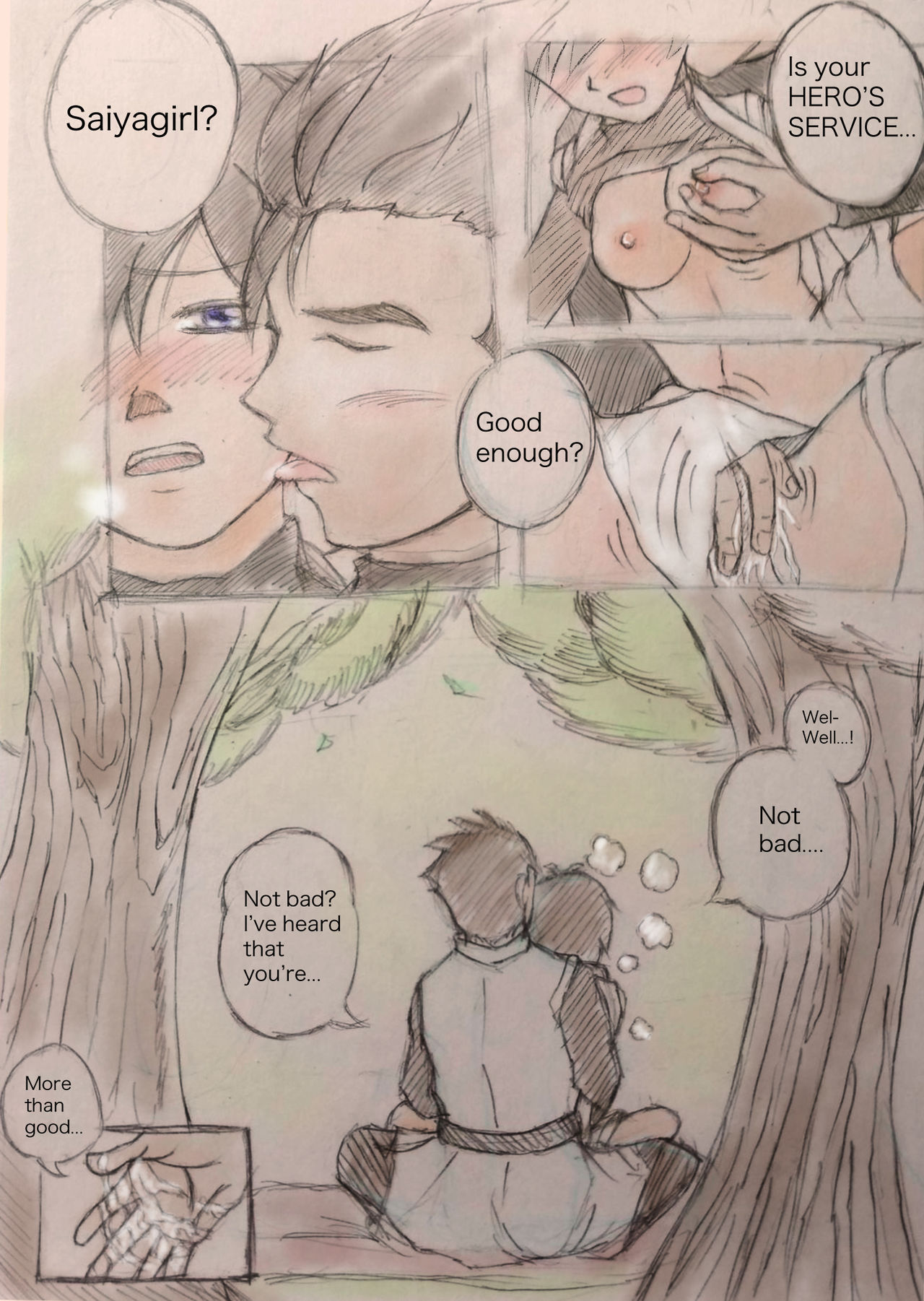 Gohan x Videl: Hero's Games page 3 full