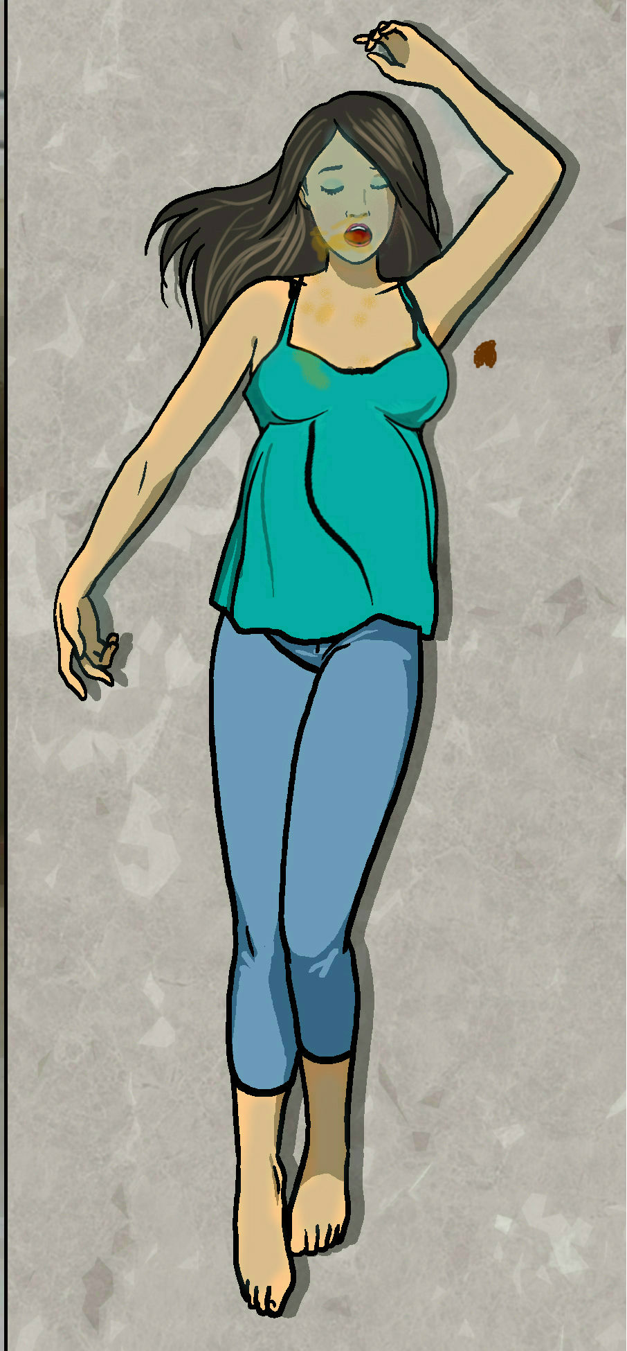 Dead and Beautiful Pregnant Women: Chokey Mummy page 6 full