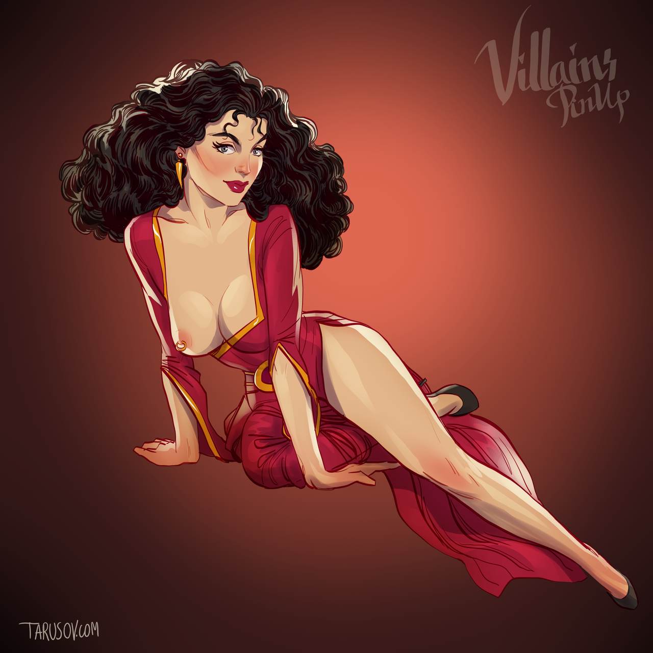 Villains Pinup page 1 full
