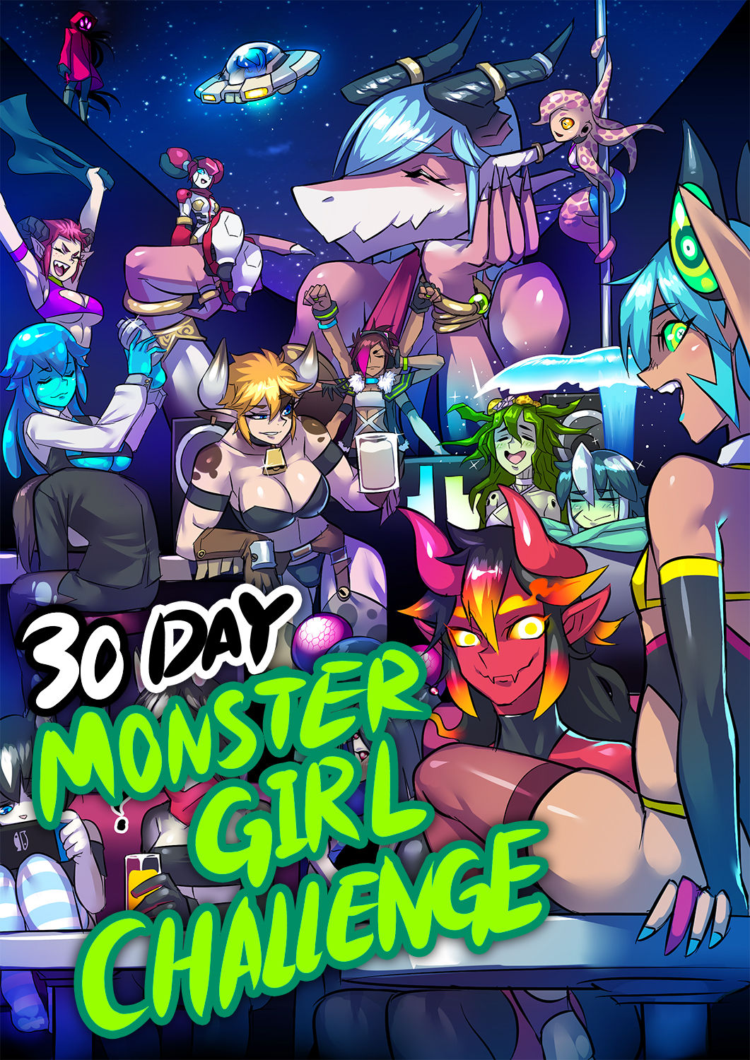 30 Day Monster Girl Challenge page 1 full