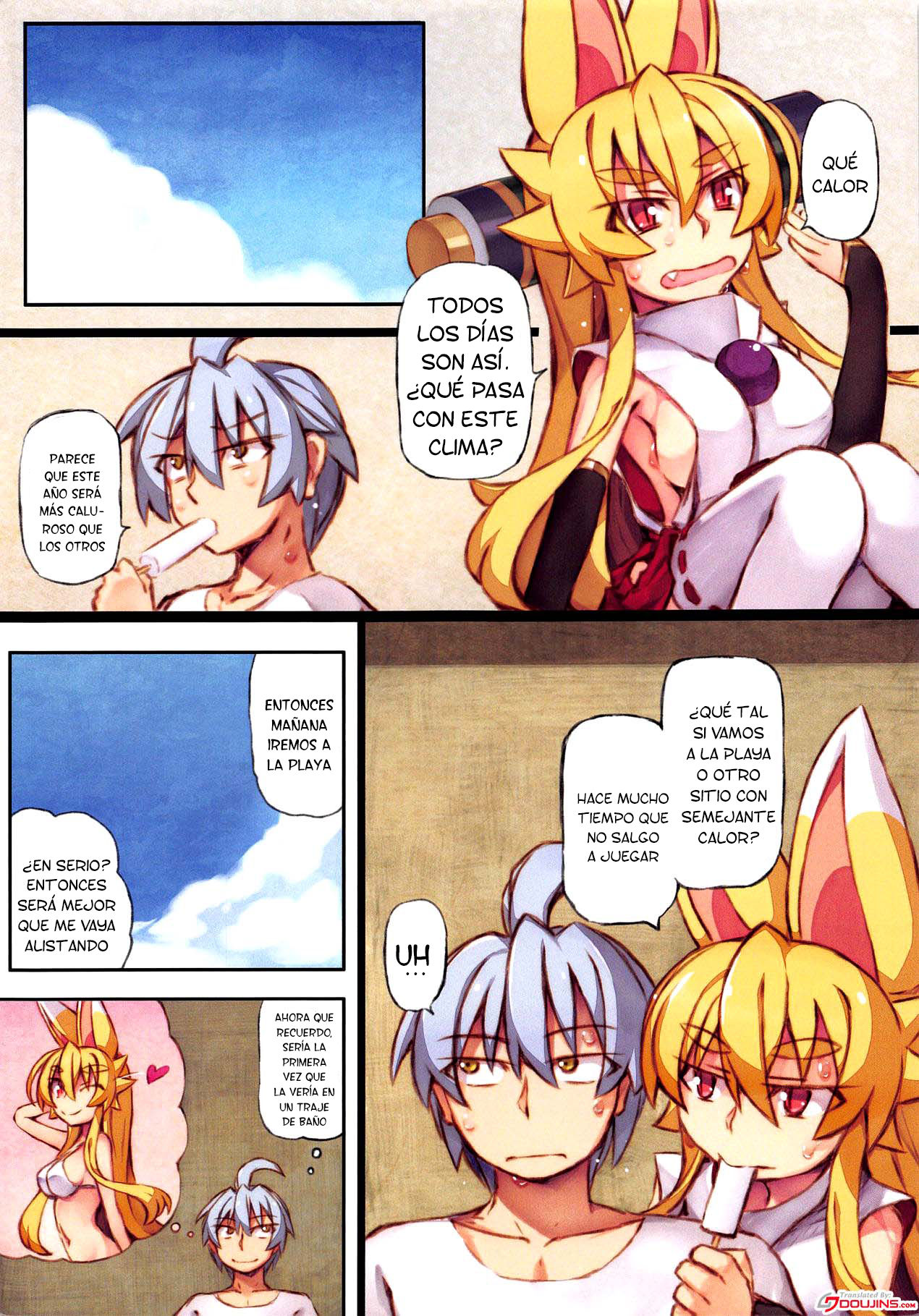Izuna no Hon Sono Nana Umi ni Iku no Maki | Inuza's Book - Going to The Beach page 2 full