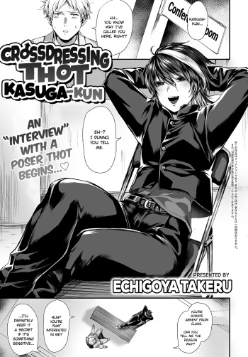 Dansou Bitch Kasuga-kun | Crossdressing Thot Kasuga-kun cover