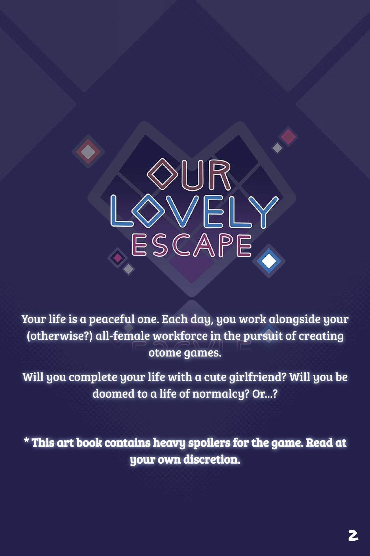 Our Lovely Escape Art Book page 2 full