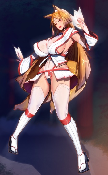 Kemono Miko Kuo no Koukai Kutsujoku Buta Koubi cover