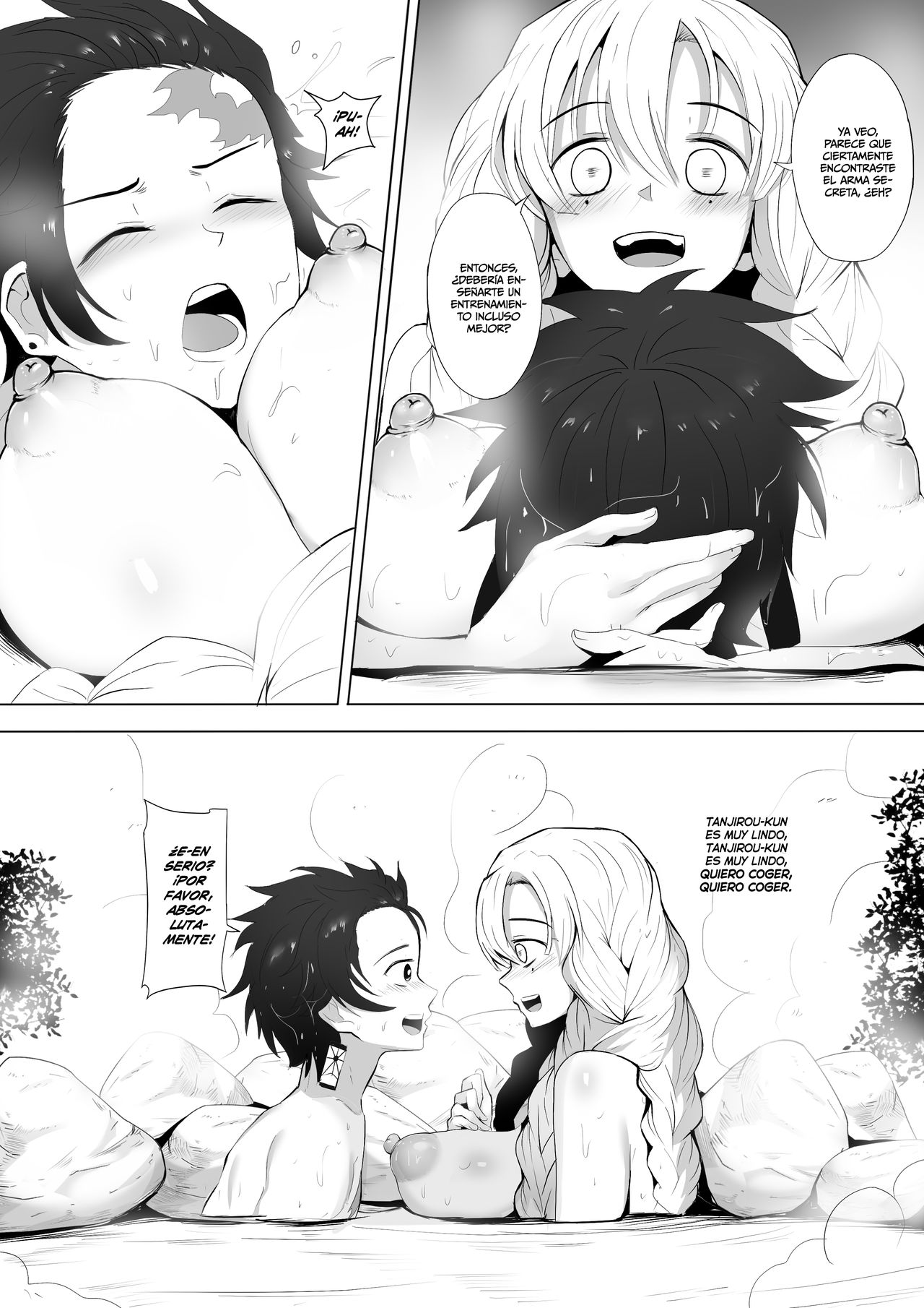 Koibashira no Nee-san to Issho ni Shugyou Shiyou | Practicando Junto con la Nee-san del Pillar del Amor. page 5 full