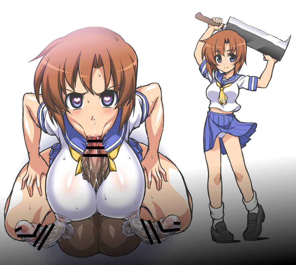 higurashi rena muchimuchi bakunyu chikuchin self paizuri hyottoko Fela kaijin senno page 9 full