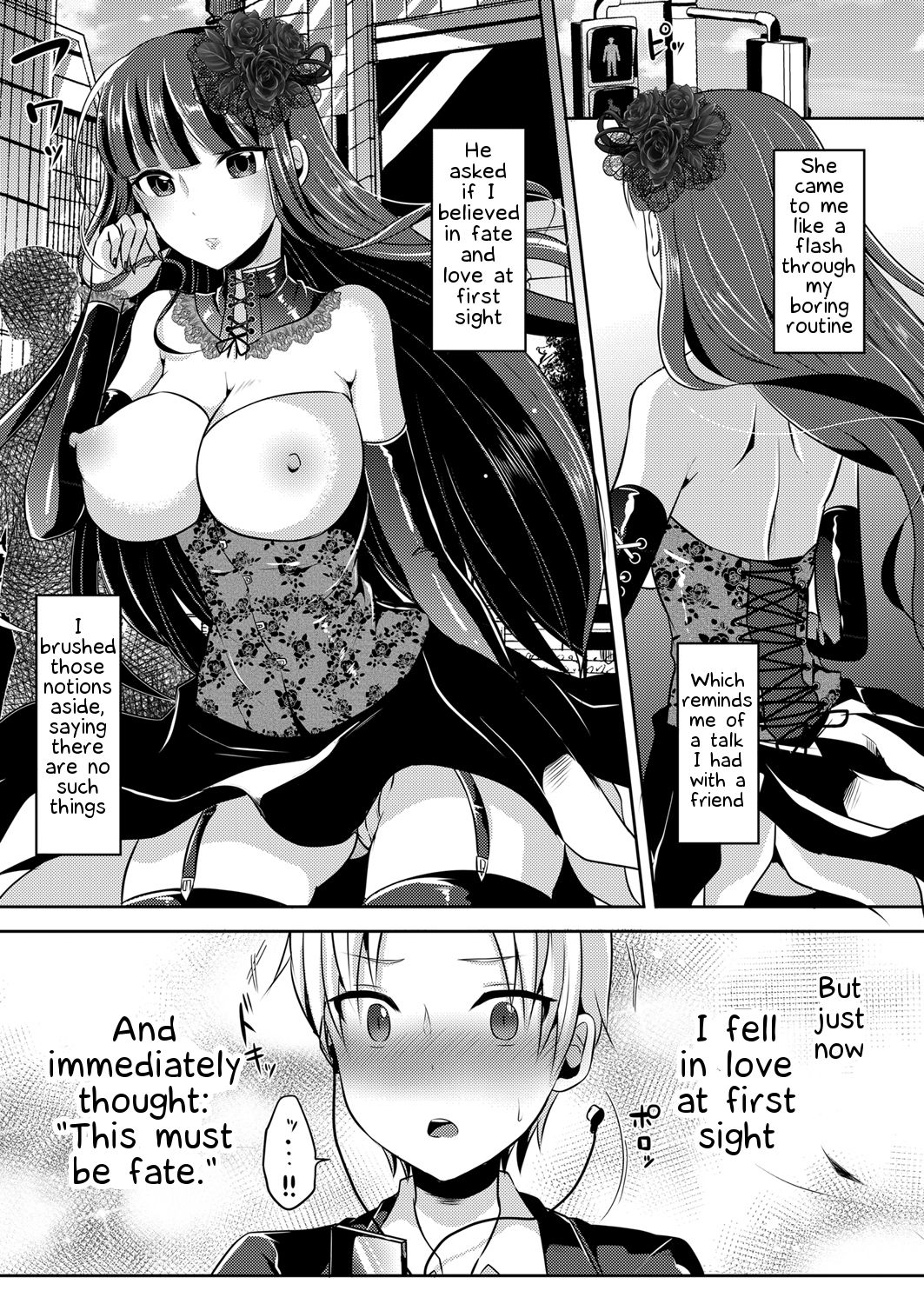 Boku ga Hitomebore Shita Gothic Onee-san wa Futanari datta Ken page 4 full