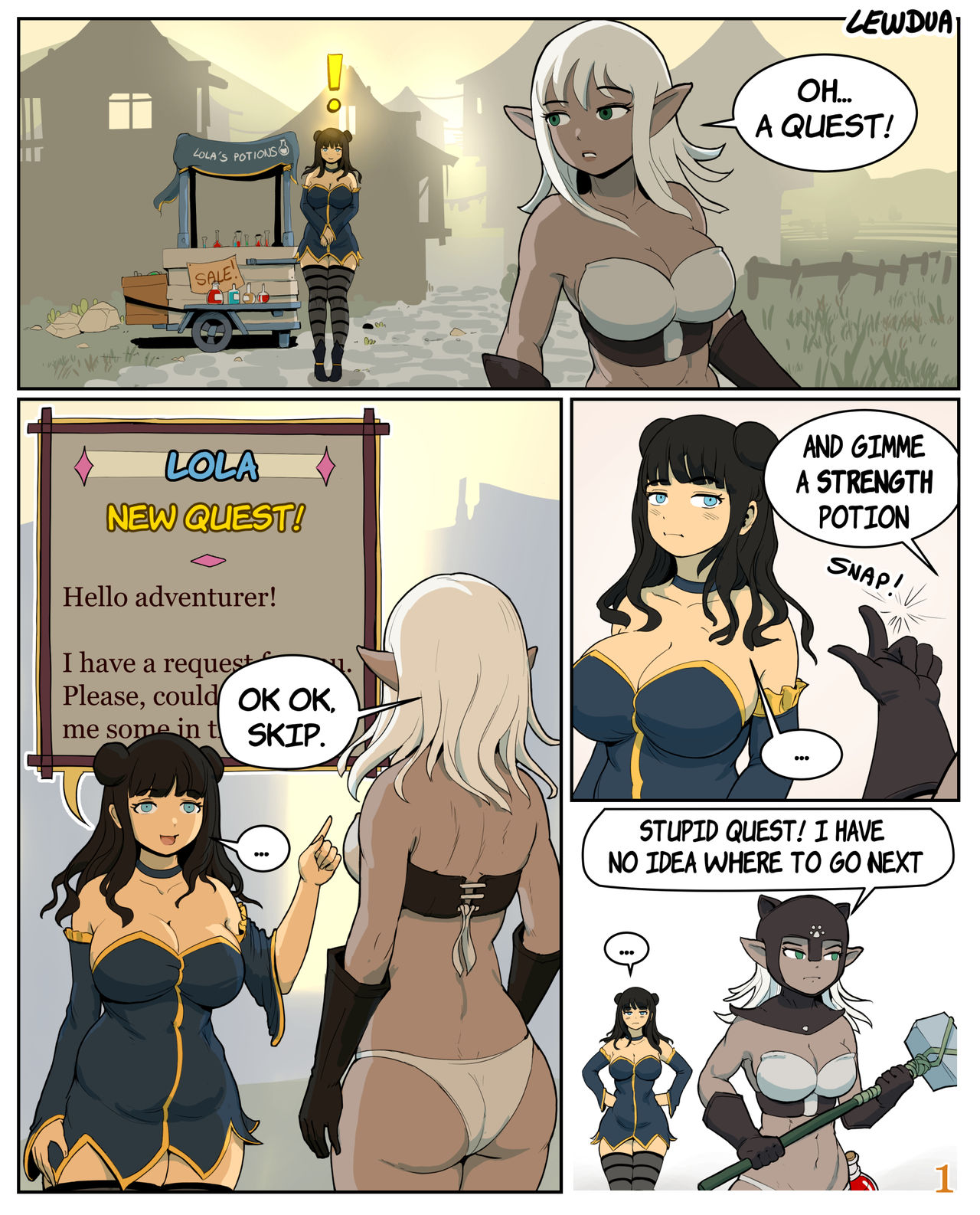 Lola Meets Pamela page 1 full