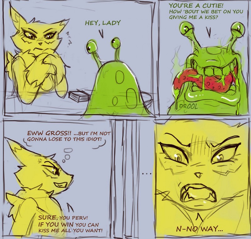 Renamon x Numemon - Straight page 1 full