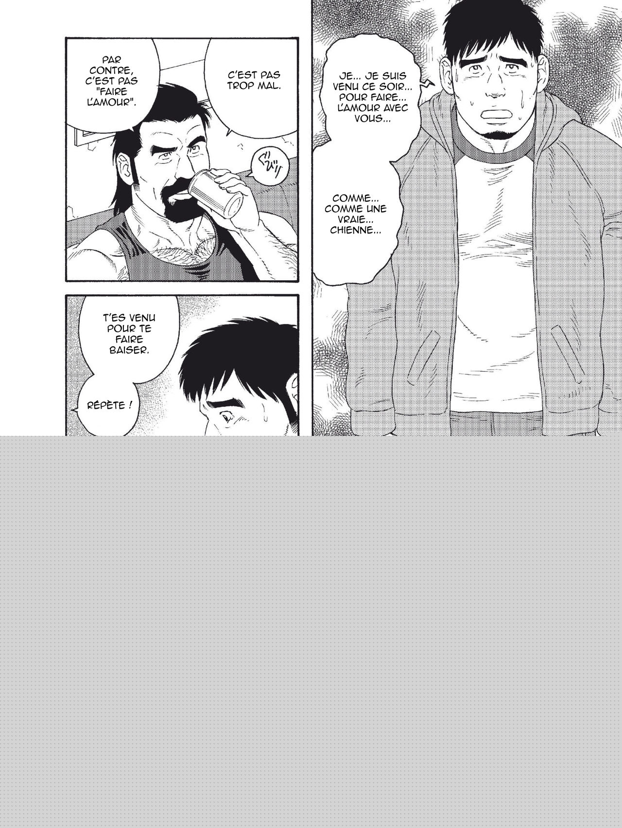 Shinyuu no Oyaji ni Mesu ni Sarete 4 | Comment Je Suis Devenu La Chienne Du Pere a Mon Meilleur Ami 4 page 2 full