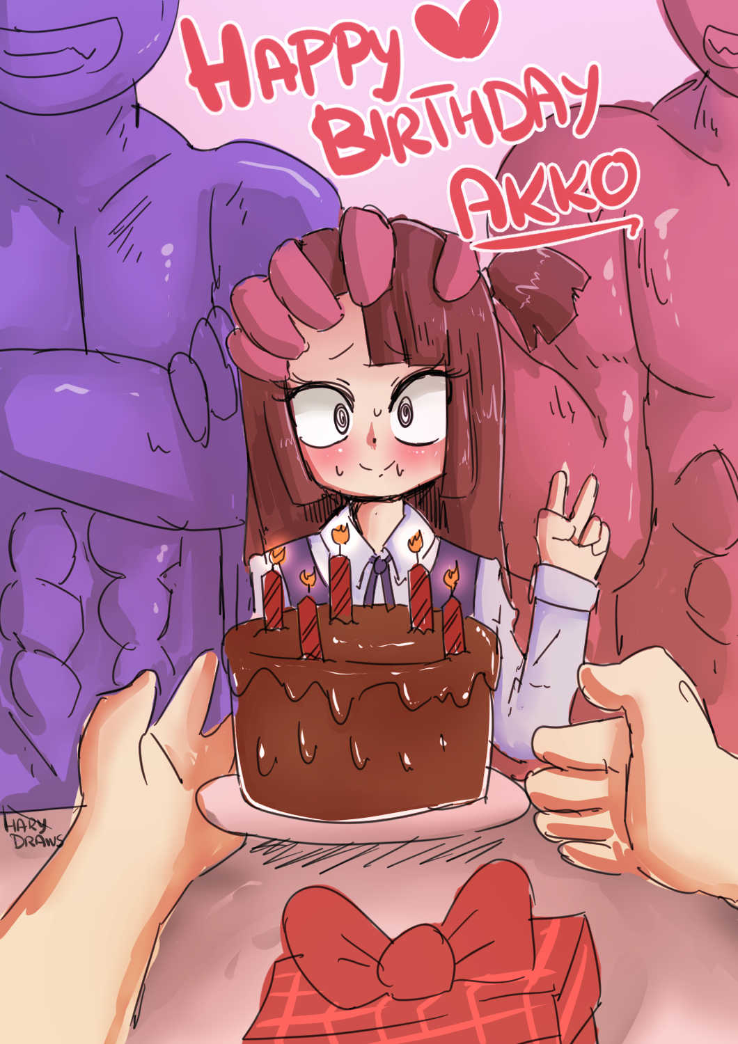 Happy Birthday Akko page 1 full
