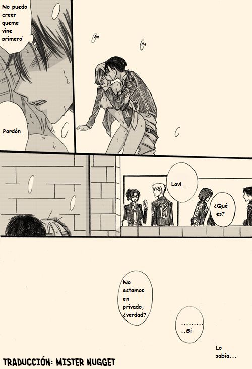 Rivetra Doujinshi Levi x Petra "Debajo del Balcón" page 6 full