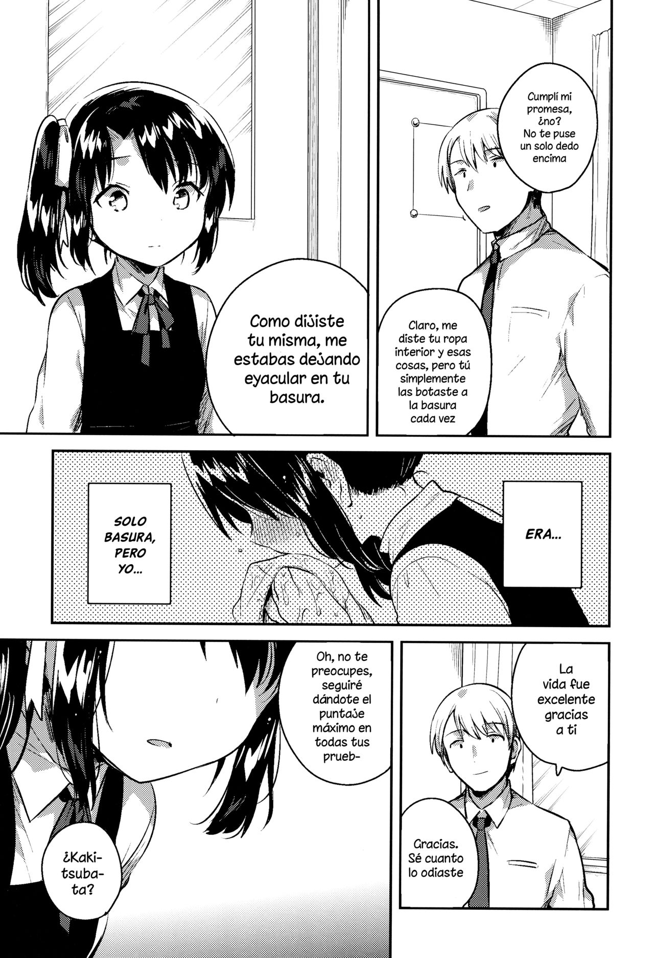 Sensei wa Lolicon de Saitei Hentai no Gomikuzu  + Omake | Mi profesor es un imbécil pedófilo pervertido y lo odio page 6 full
