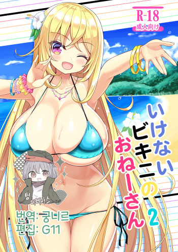 Ikenai Bikini no Onee-san 2 | 파렴치한 비키니의 누나 2 cover