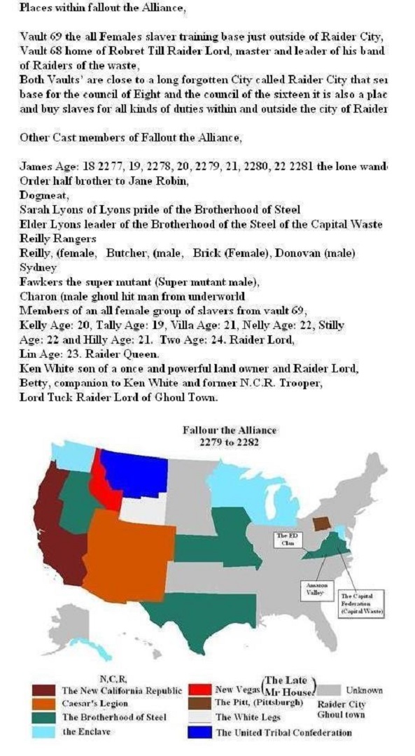 Fallout the Alliance  The Council of the Eight and the Dwellers of the Unknown Lands. page 7 full