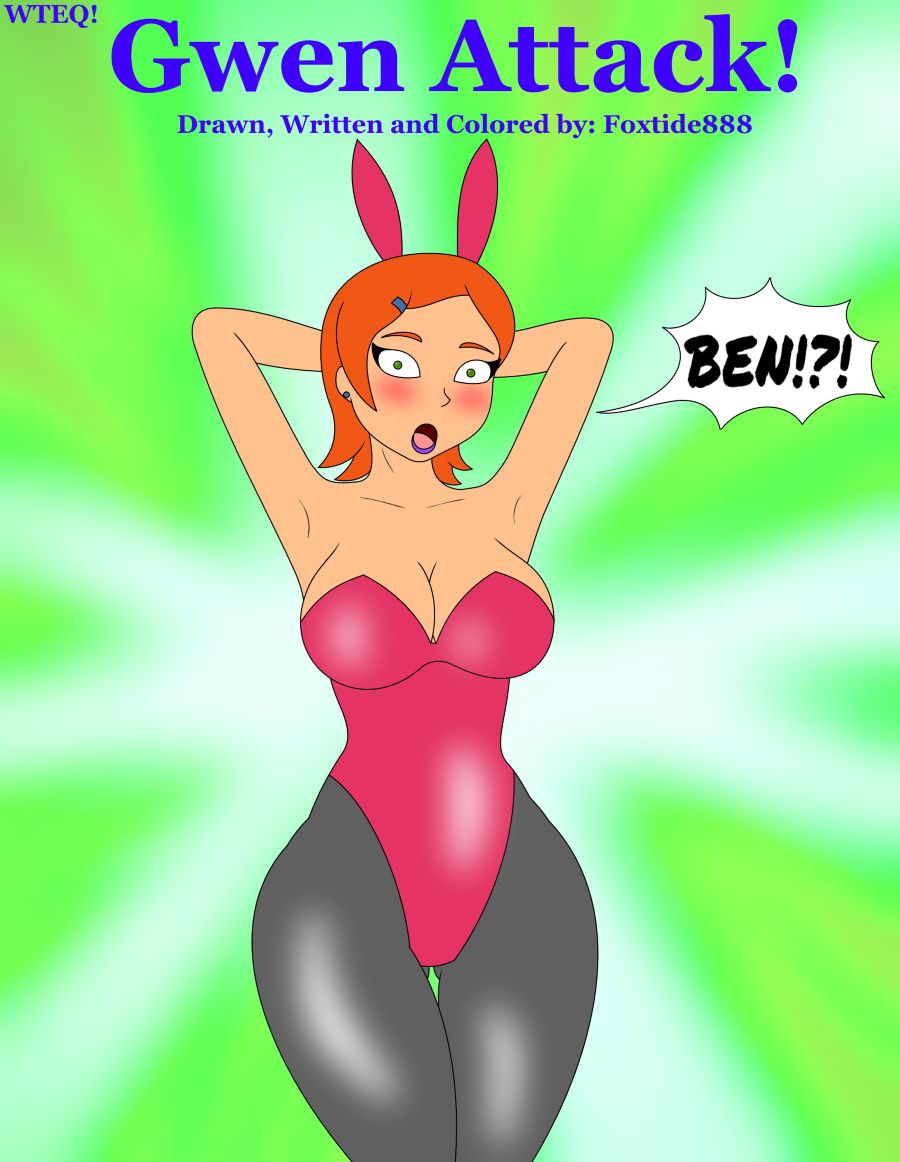Gwen Attack  BunnyGirl Cosplay Version page 1 full