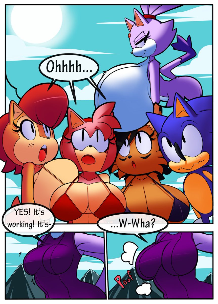 Sonic Girls Breast Expansion page 10 full