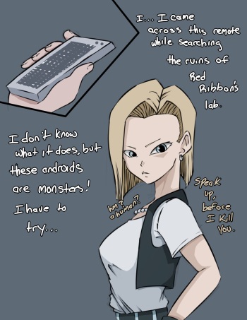 Android 18's remote cover