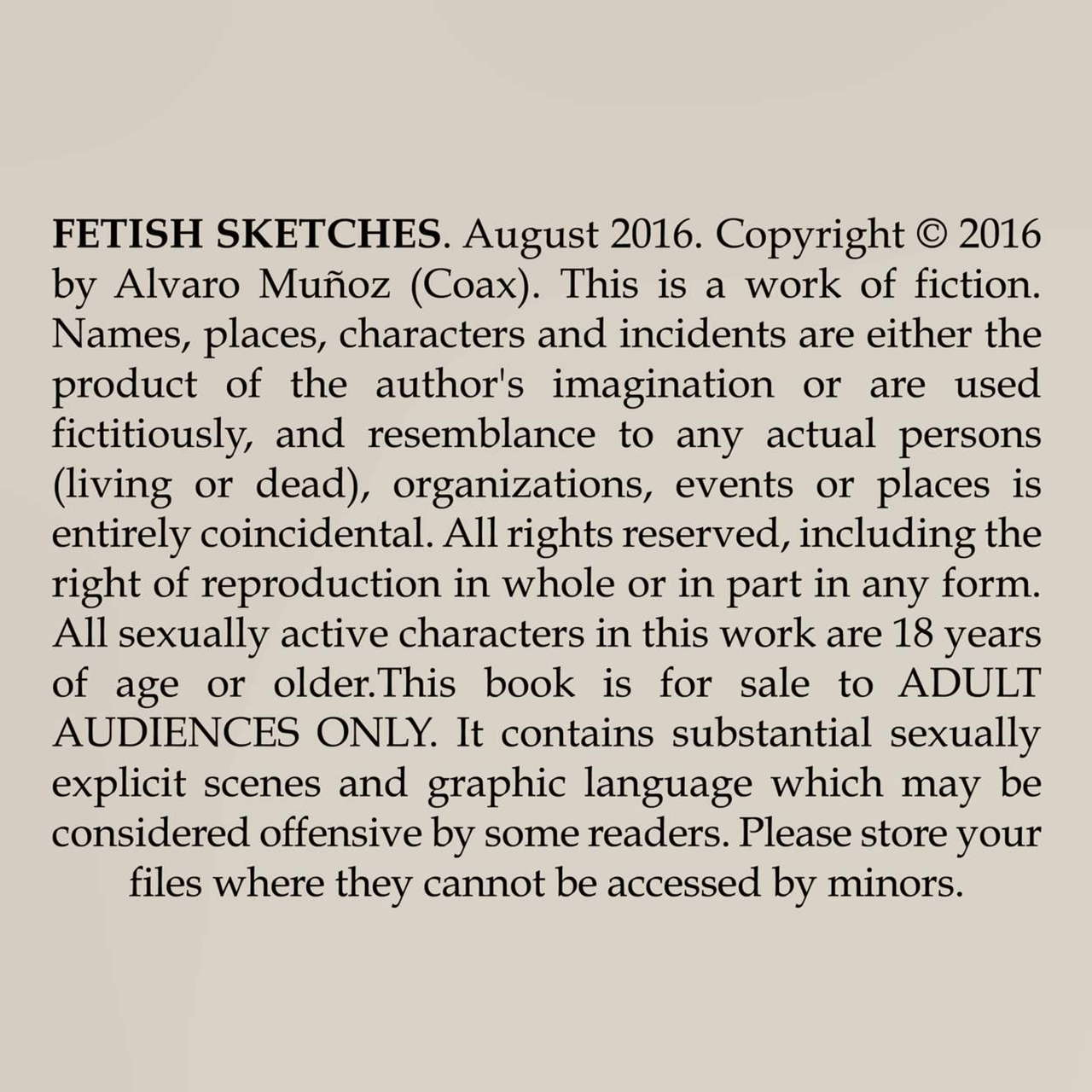 Fetish Sketches page 2 full