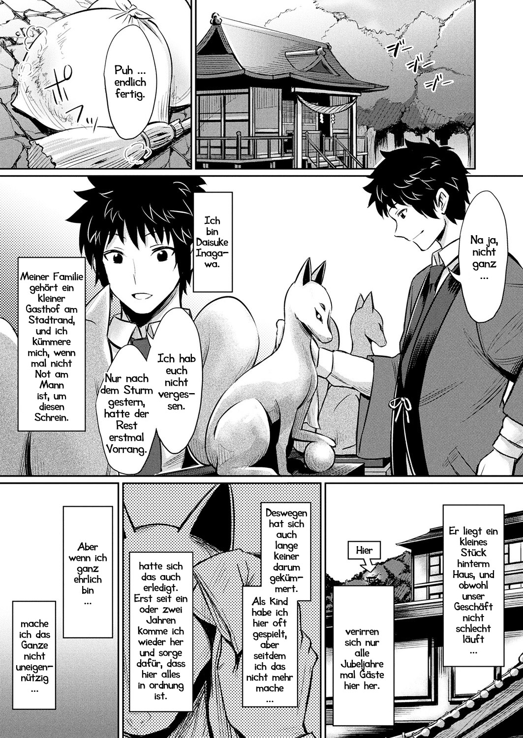 Kamisama Kara no Okurimono ~Kitsunekko Shimai to Kozukuri Ecchi~ | Der Dank der Kitsune page 2 full