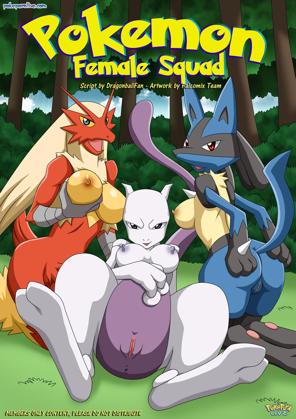Pokemon Female Squad page 1 full