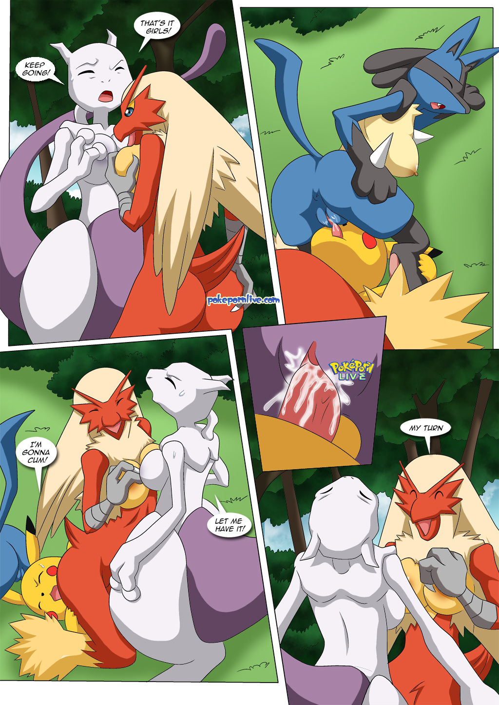 Pokemon Female Squad page 6 full