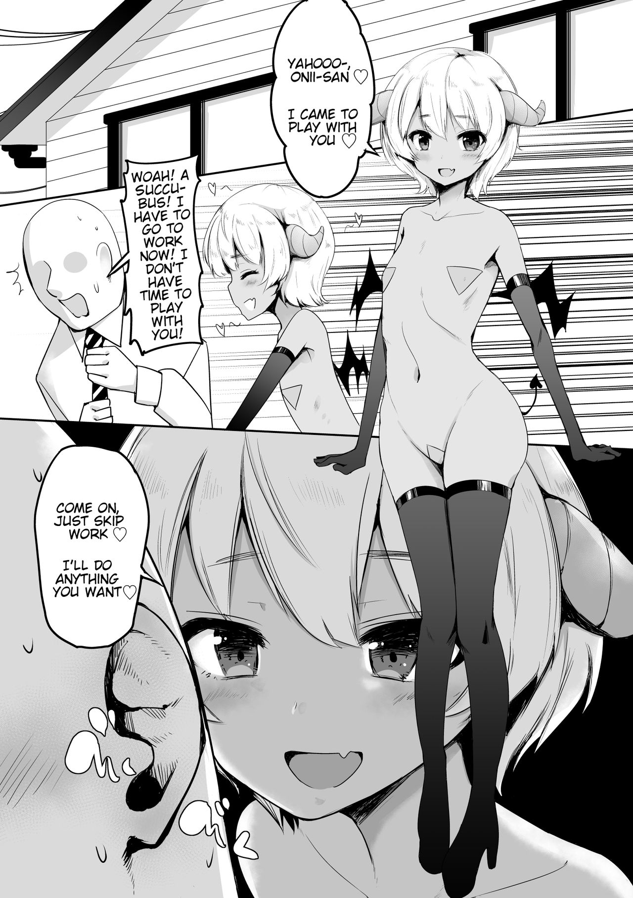 Pettanko Succubus-chan no Gorioshi Sakusei | Flat Succubus-chan's Sexual Harvest page 2 full