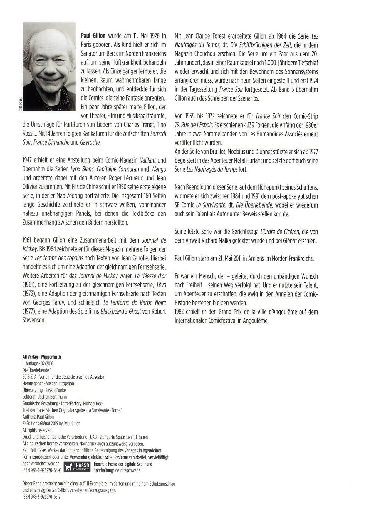 La Survivante 1 | Die Überlebende 1 page 7 full