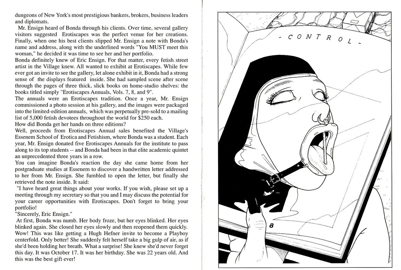 Bizarre Book 3 Bonda with text page 4 full
