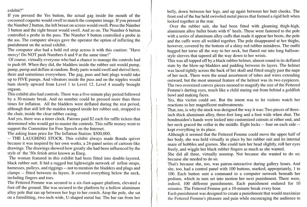 Bizarre Book 3 Bonda with text page 8 full
