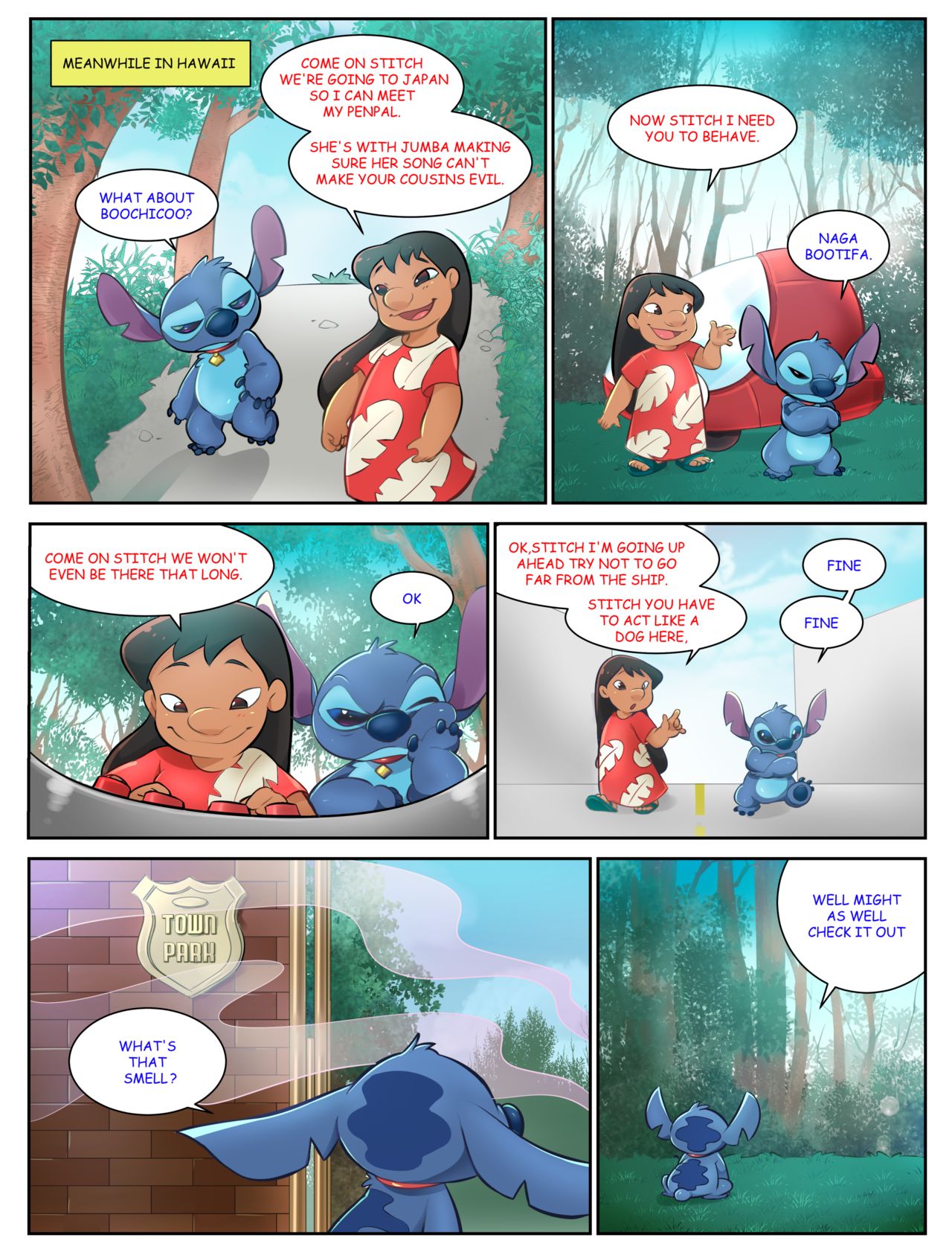 Chapter 1 : Veemon's Happy day page 9 full
