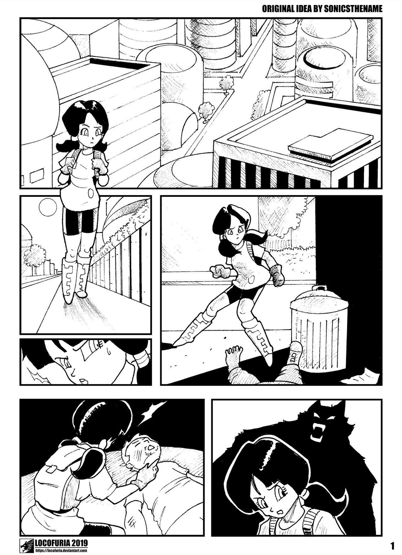Videl vs. the Werewolf page 2 full