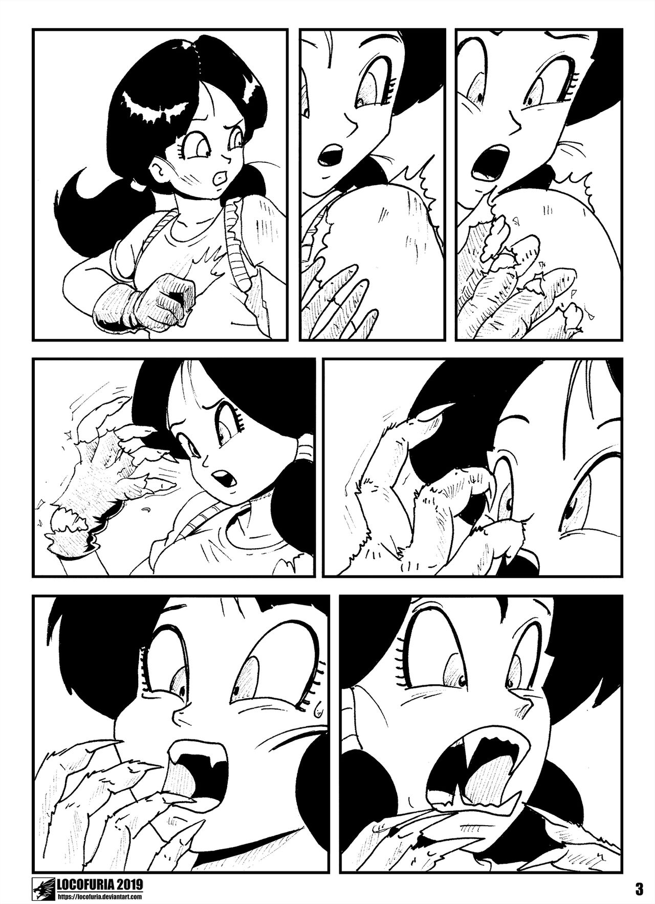 Videl vs. the Werewolf page 4 full