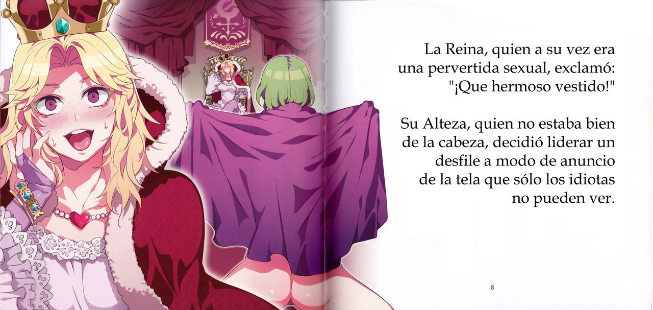 Yoiko no Sukebe Douwa Series 1: Hadaka no Chijoou-sama | Serie de Cuentos de Hadas Lascivos 1: La Reina Desnuda page 5 full